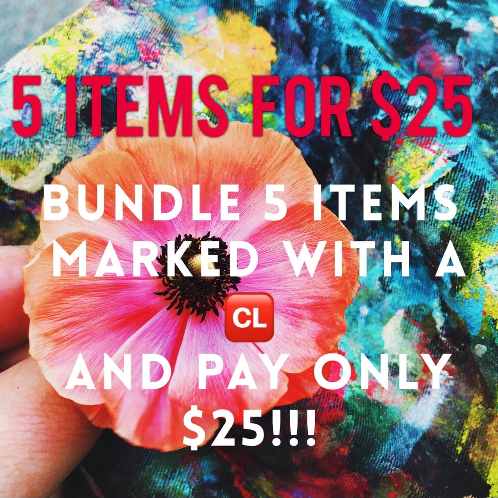 5 for $25